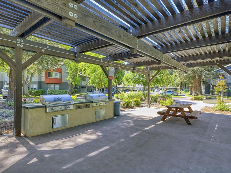 Grilling Area | The Vue Apartments in Sacramento, CA