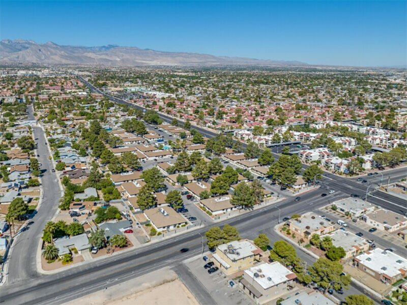 Aerial View | Tides on West Cheyenne Apartments