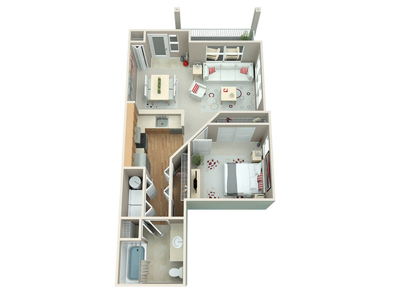 1.1A Floorplan at Lookout at the Ridge
