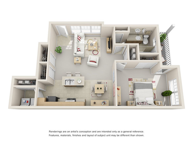 1.1B Floorplan at Lookout at the Ridge