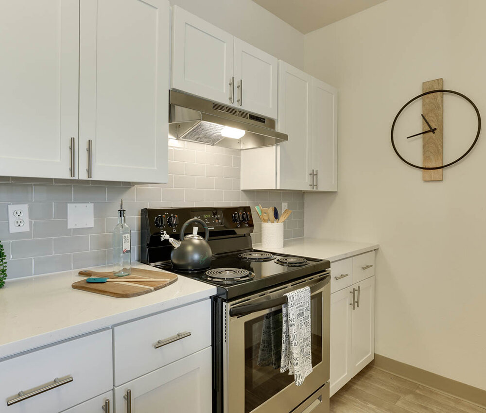 Kitchen with White Cabinatery | Sunfield Lakes
