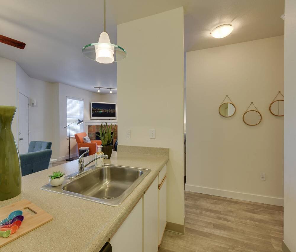 Kitchen with Wood Like Flooring | Sunfield Lakes