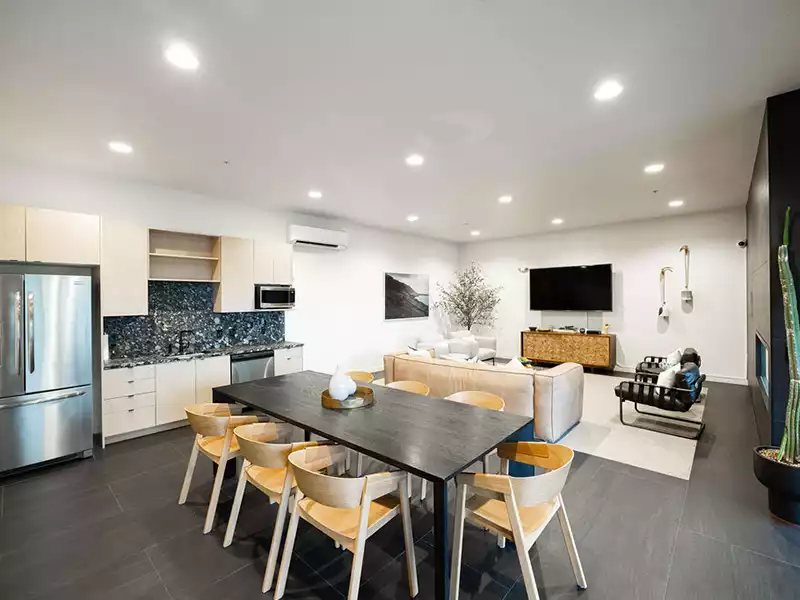 Kitchen and Dining Space | East of Eleven Apartments