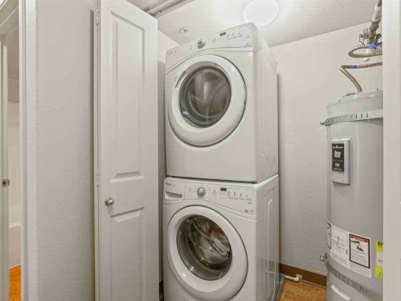 Stacked Washer & Dryer | Cedar Falls Apartments