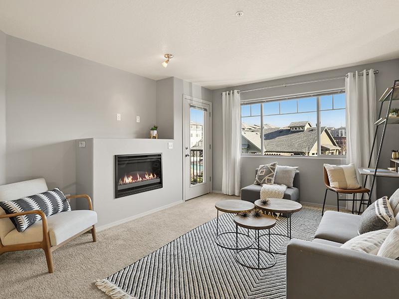 Living Room | Sunridge Terrace Apartments