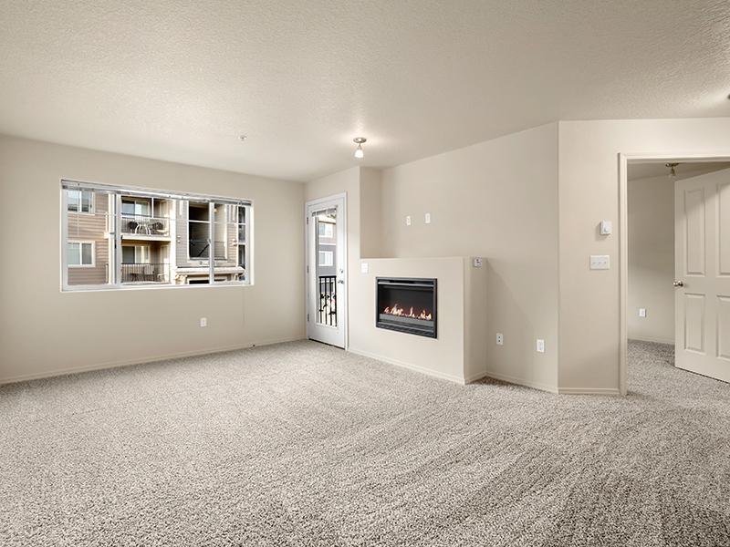 Fireplace in Apartment | Sunridge Terrace Apartments