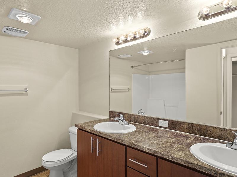 Double Vanity Sinks | Sunridge Terrace Apartments
