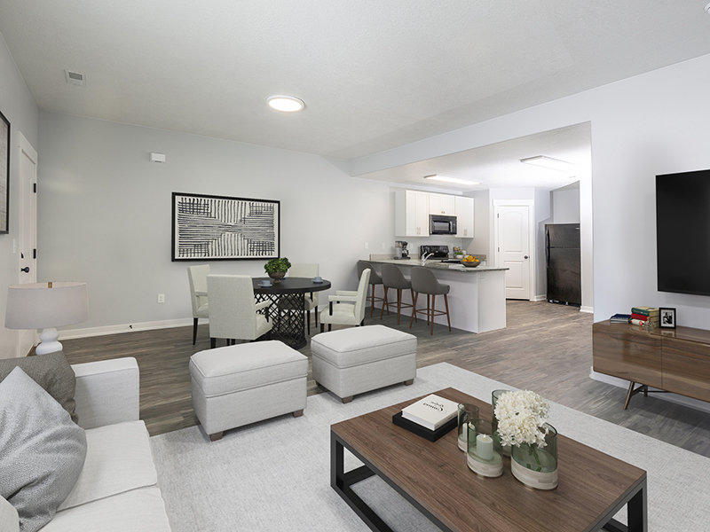 Large Living Room | Mountain View Townhomes