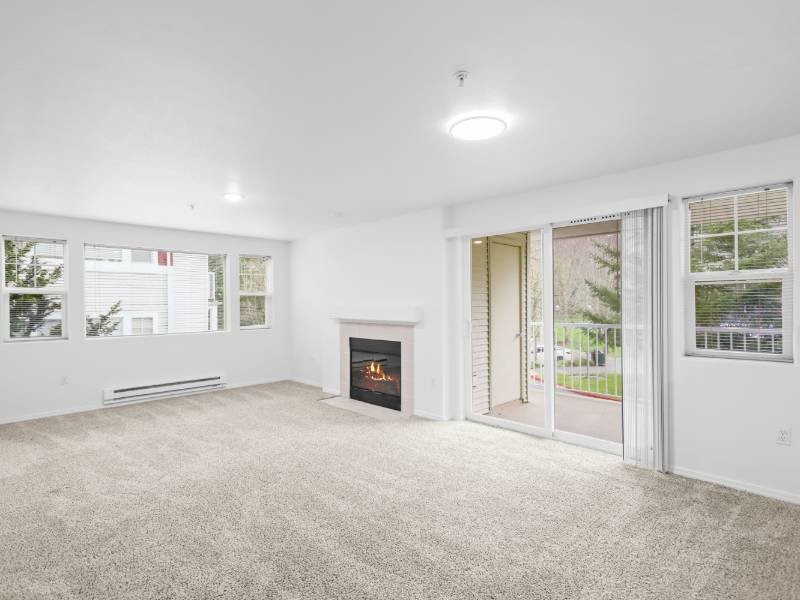 Living Room | Birch Floorplan | Hidden Creek Apartments