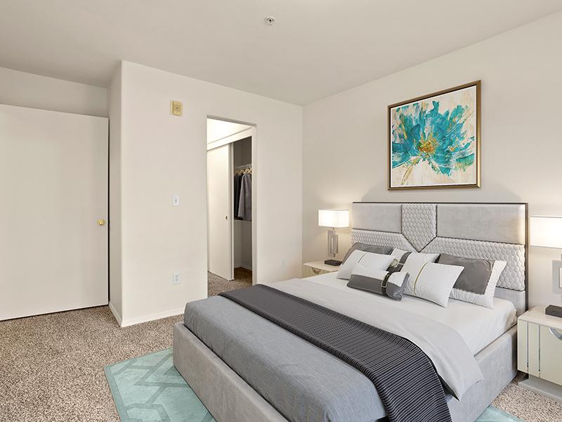 Furnished Bedroom | Woodview Apartments