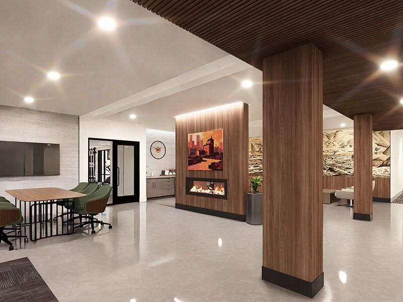 Community Seats Rendering | Canyon View