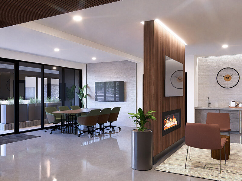 Dining Area Rendering | Canyon View