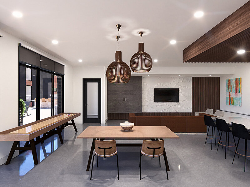 Community Dining Rendering | Canyon View