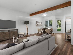 Staged Front Room | Latitude 43 Apartments