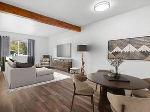 Model Front Room | Latitude 43 Apartments