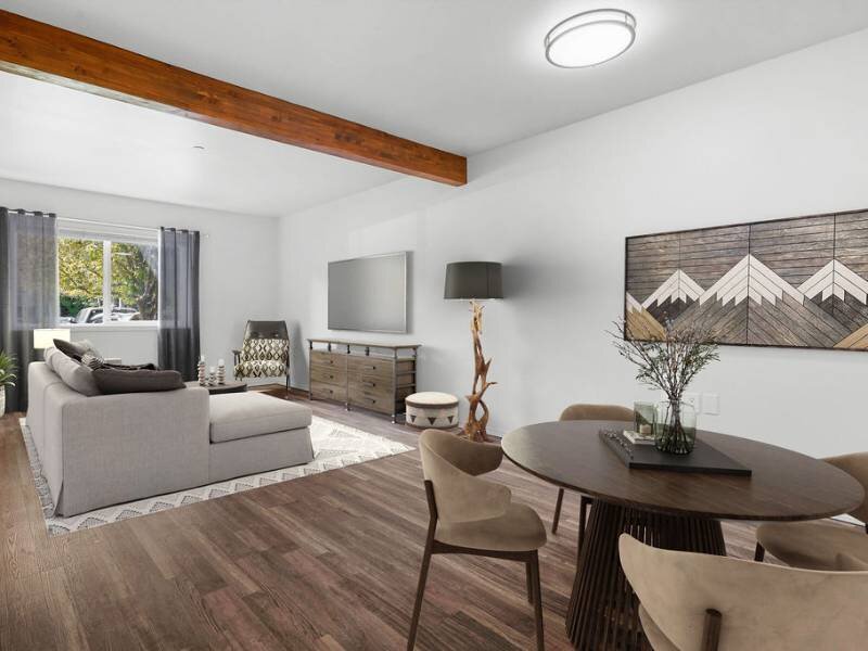Model Front Room | Latitude 43 Apartments