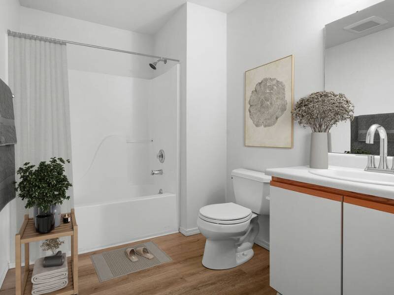 Bathroom | Latitude 43 Apartments