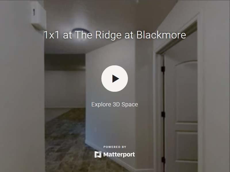 3D Virtual Tour of The Ridge at Blackmore Apartments