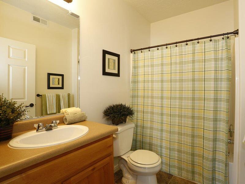 Apartment Bathroom | The Village at Silver Ridge