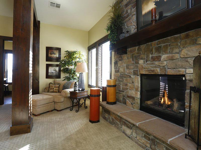 Fireplace | The Village at Silver Ridge