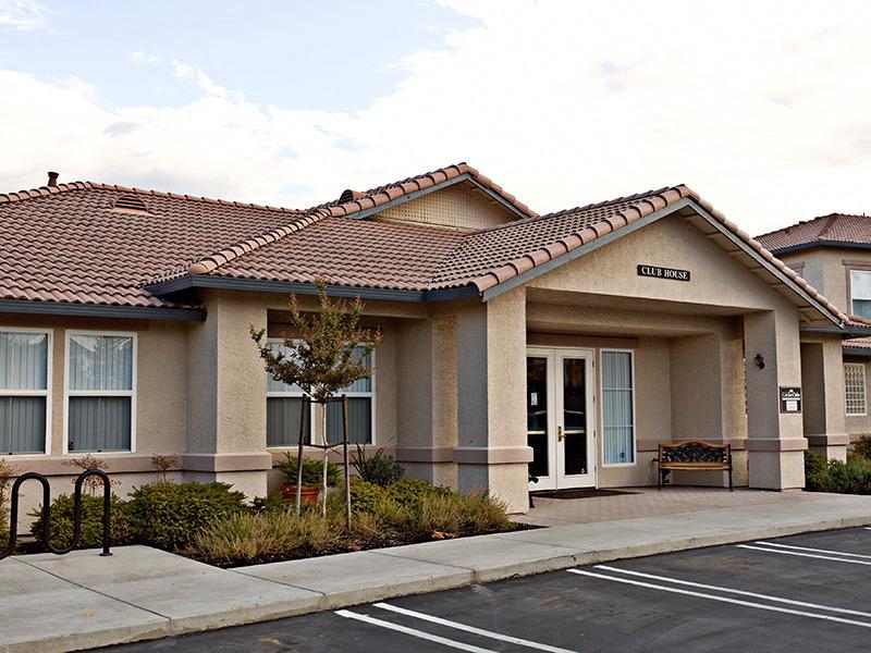 Clubhouse Exterior | Crocker Oaks Apartments in Roseville, CA