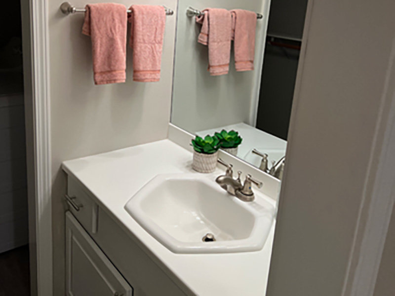 Bathroom Sink | Mountainwood Estates Apartments in Missoula, MT