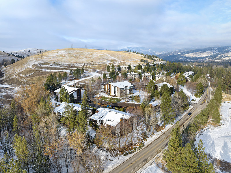 Aerial View | Mountainwood Estates Apartments in Missoula, MT