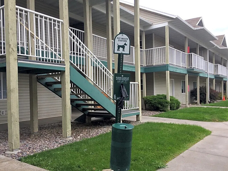 Dog Walking Station | Grand Central Apartments in Missoula, MT