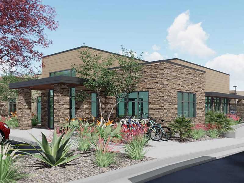 Clubhouse Exterior | Coyote Creek Apartments