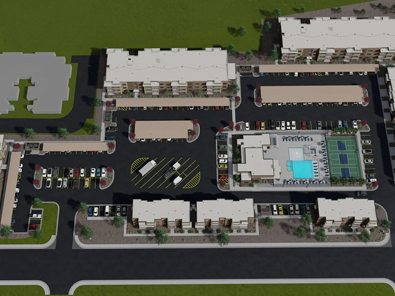 Aerial View | Coyote Creek Apartments