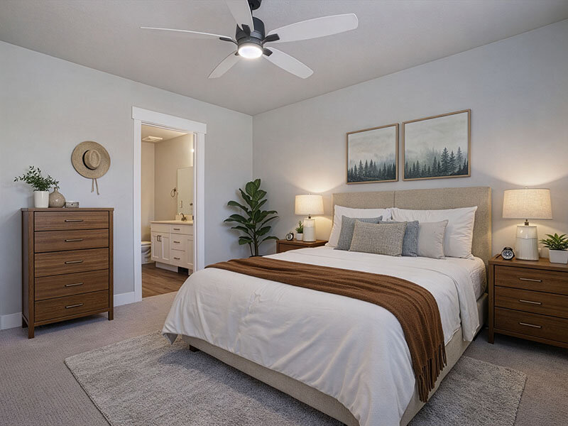 Staged Bedroom | Coyote Creek