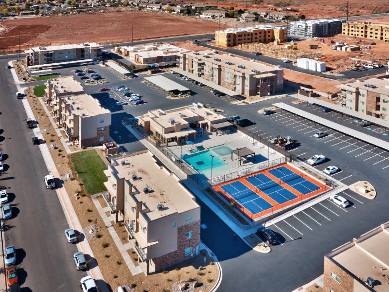 Aerial View | Coyote Creek Apartments