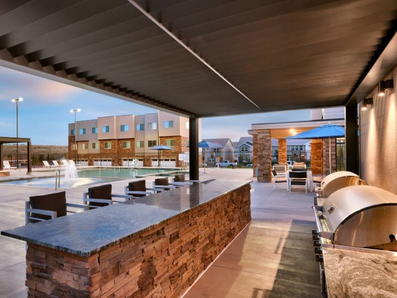 BBQ Area | Coyote Creek Apartments