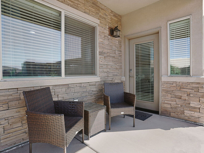 Porch | Coyote Creek Apartments