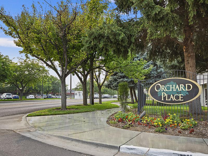 Welcome Sign | Orchard Place Apartments in Nampa, Idaho