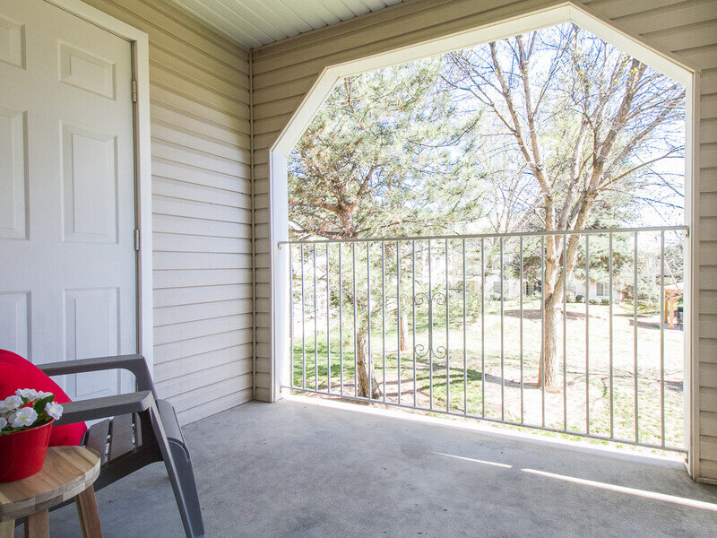 Patio | Spring Creek Apartments