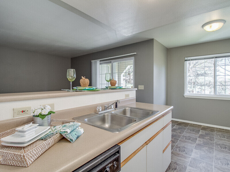 Kitchen and Dining Area | Spring Creek Apartments