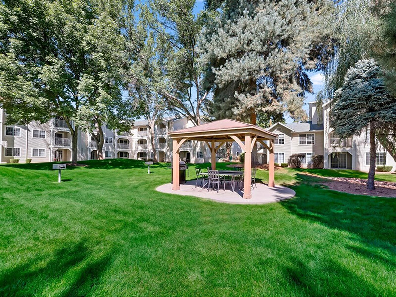 BBQ & Picnic Area | Spring Creek Apartments