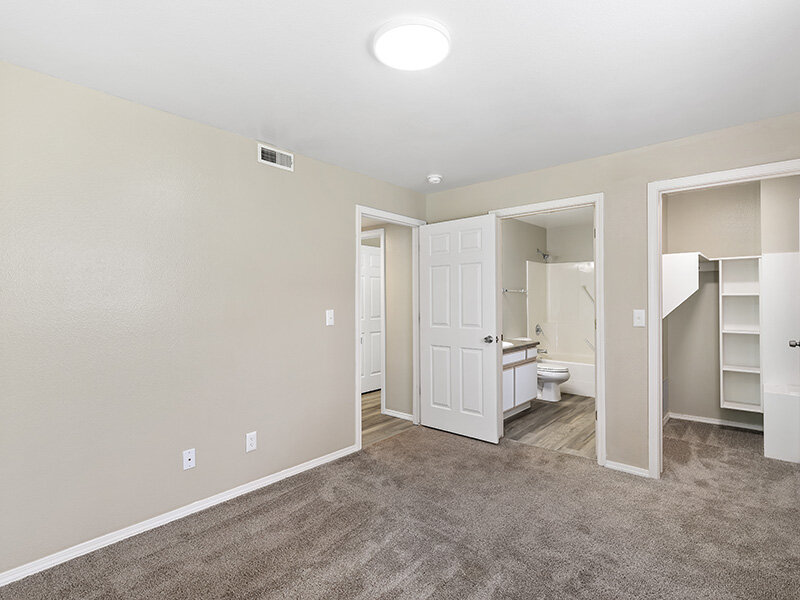 Living Room with Ceiling Light and Hallways | Spring Creek