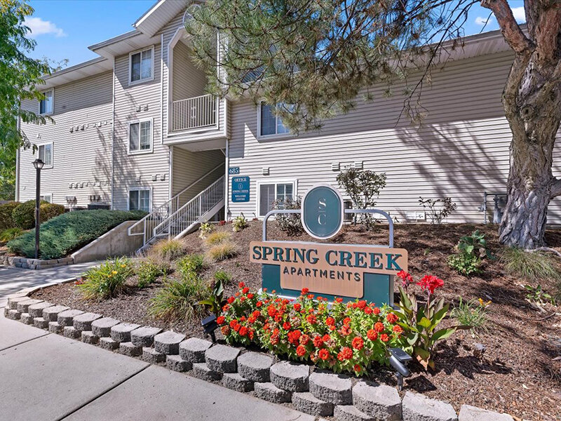 Monument Sign | Spring Creek Apartments