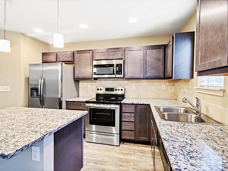 Spacious Kitchen | Cottages at Stonesthrow 83642 Townhomes
