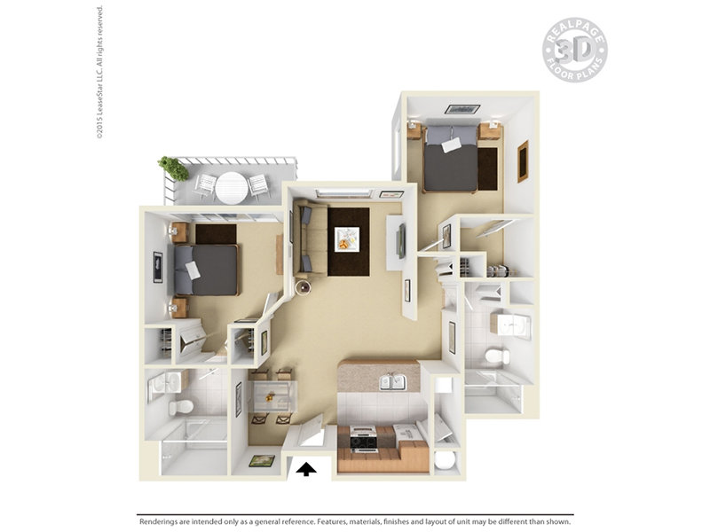 cornerstone 2 bedroom 2 bathroom