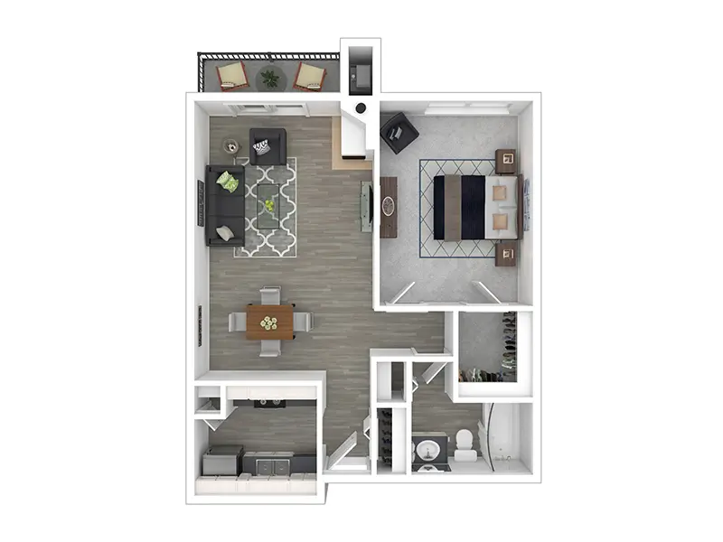 Little Cottonwood floor plan at Foothill Place