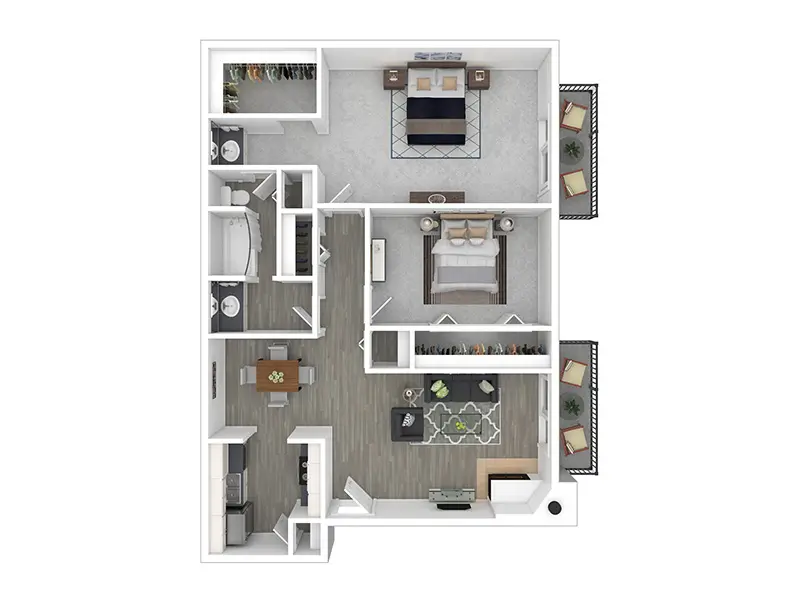 Parleys Way floorplan at Foothill Place