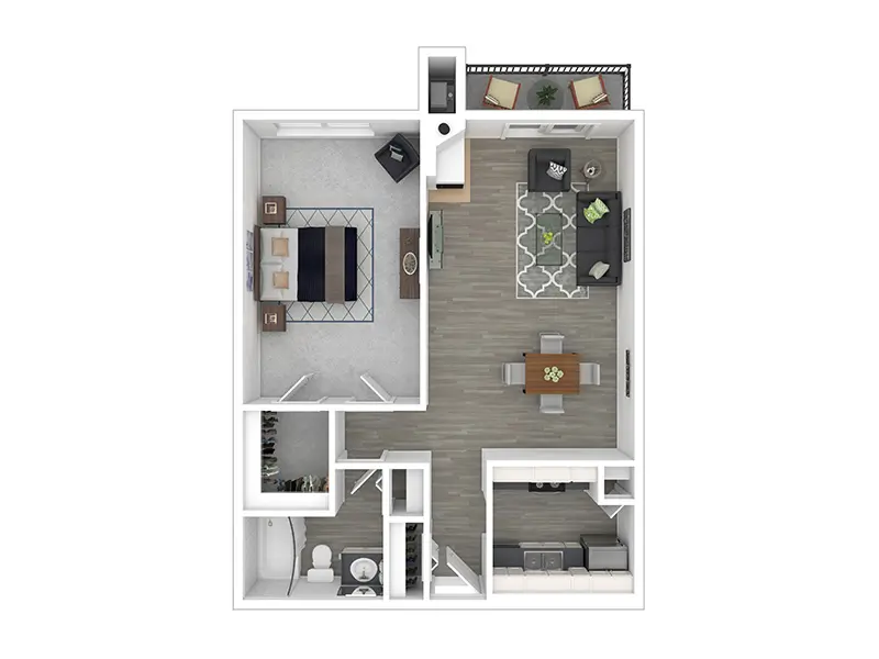 Big Cottonwood floor plan at Foothill Place