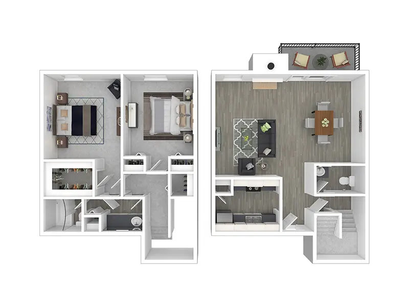Summit floorplan at Foothill Place
