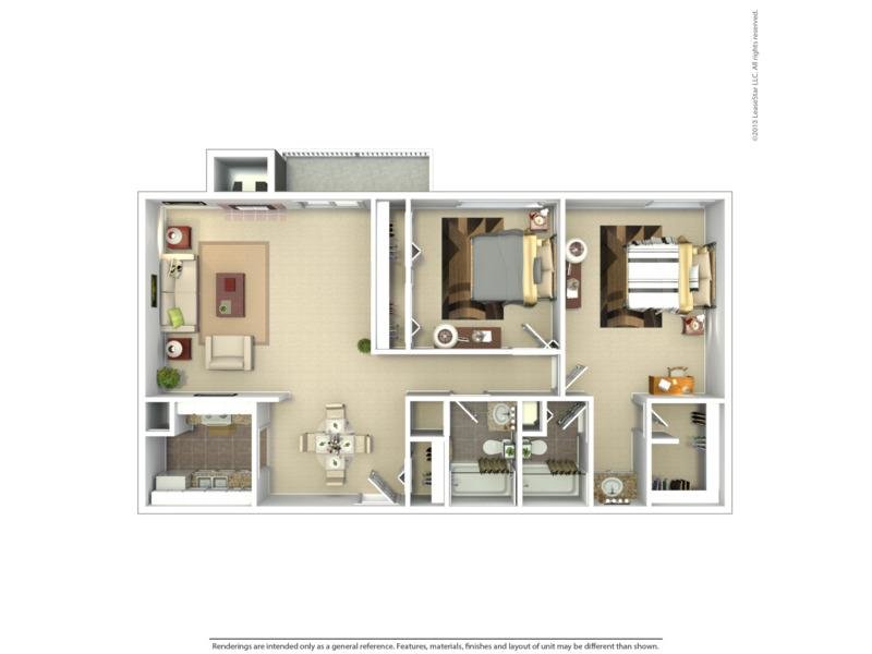 Millcreek floor plan at Foothill Place