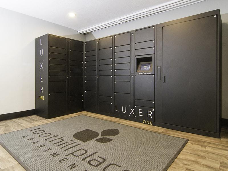 Lockers | Foothill Place Apartments