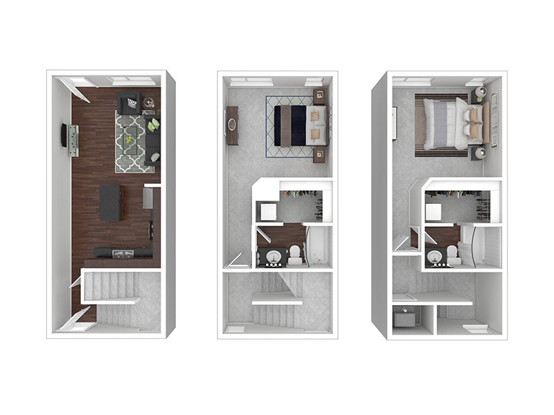Prana Apartments Floor Plan 2 Bedroom