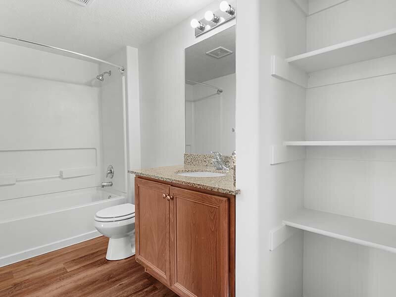 Bathroom | Settlers Landing Apartments in West Haven, UT